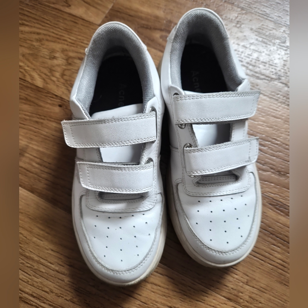 Acne Studios WHITE Velcro Strap SNEAKERS SIZE IT 36 US 6